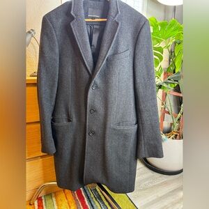 Banana Republic Charcoal Trench Coat